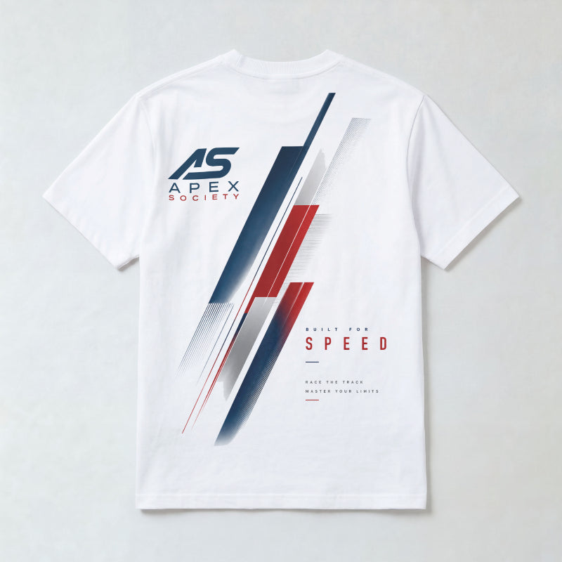 Apex Society T-shirt, Blue & Red