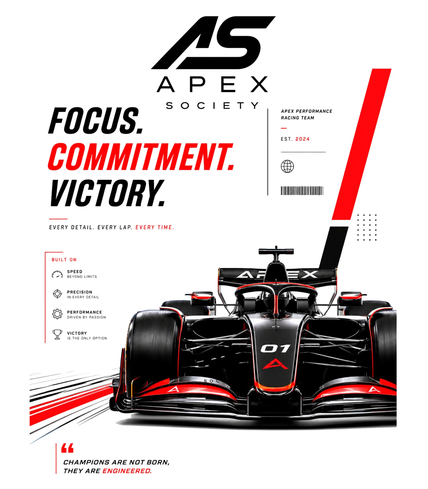Apex Society T-shirt, Commitment